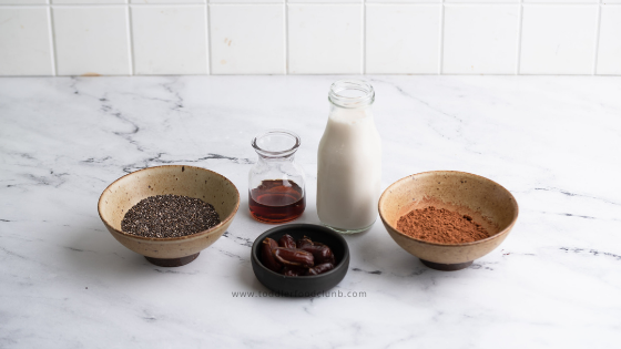 toddler chocolate chia pudding